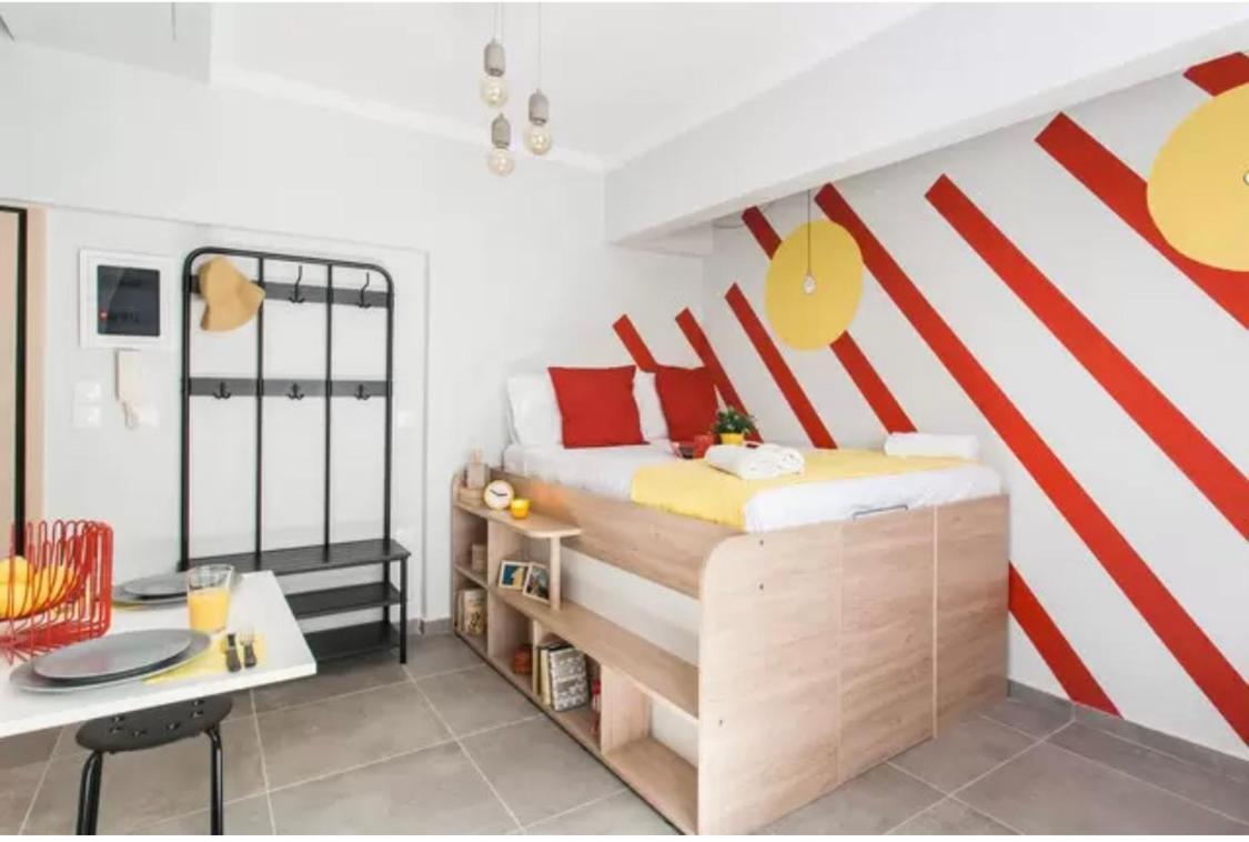 Colorful Apartment In Athén Kültér fotó